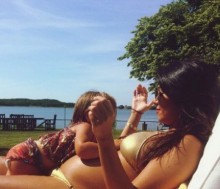 Kourtney Kardashian embarazada, julio 2014