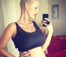 Amber Rose embarazada, julio 2014