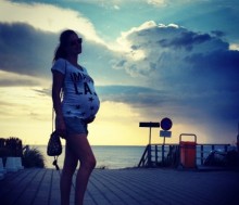 Doutzen Kroes embarazada, julio 2014