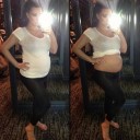 Kim Kardashian embarazada, abril 2013