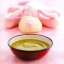 Puré de lechuga y merluza