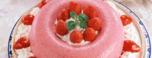 Bavarois de fresa