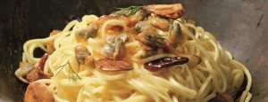 Espaguetis a la vongole