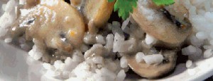 Arroz con champiñones