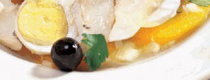 Ensalada de naranja y bacalao