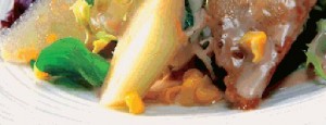 Filetes de pollo con salsa de naranja