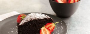 Pastel ligero de chocolate