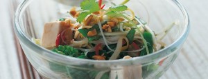 Salteado de fideos de arroz